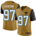 Jacksonville Jaguars #97 Malik Jackson Limited Gold Rush Vapor Untouchable NFL Jersey