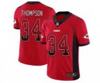 Kansas City Chiefs #34 Darwin Thompson Limited Red Rush Drift Fashion Football Jersey