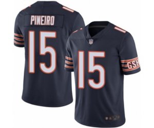 Chicago Bears #15 Eddy Pineiro Navy Blue Team Color Vapor Untouchable Limited Player Football Jersey