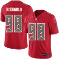 Tampa Bay Buccaneers #98 Clinton McDonald Limited Red Rush Vapor Untouchable NFL Jersey