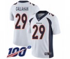 Denver Broncos #29 Bryce Callahan White Vapor Untouchable Limited Player 100th Season Football Jersey