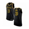 Los Angeles Lakers #3 Anthony Davis Swingman Black Basketball Jersey - City Edition