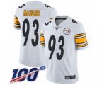 Pittsburgh Steelers #93 Dan McCullers White Vapor Untouchable Limited Player 100th Season Football Jersey