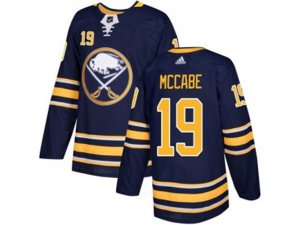 Adidas Buffalo Sabres #19 Jake McCabe Navy Blue Home Authentic Stitched NHL Jersey