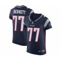 New England Patriots #77 Michael Bennett Navy Blue Team Color Vapor Untouchable Elite Player Football Jersey