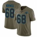 Carolina Panthers #68 Andrew Norwell Limited Olive 2017 Salute to Service NFL Jersey