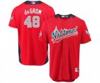 New York Mets #48 Jacob deGrom Game Red National League 2018 MLB All-Star MLB Jersey