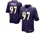 Baltimore Ravens #97 Michael Pierce Game Purple Team Color NFL Jersey