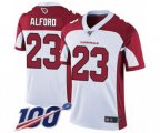Arizona Cardinals #23 Robert Alford White Vapor Untouchable Limited Player 100th Season Football Jersey