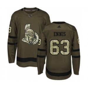 Ottawa Senators #63 Tyler Ennis Authentic Green Salute to Service Hockey Jersey