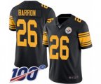 Pittsburgh Steelers #26 Mark Barron Limited Black Rush Vapor Untouchable 100th Season Football Jersey