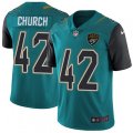 Jacksonville Jaguars #42 Barry Church Teal Green Team Color Vapor Untouchable Limited Player NFL Jersey