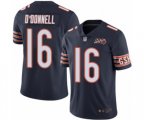 Chicago Bears #16 Pat O'Donnell Navy Blue Team Color 100th Season Limited Football Jersey