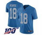 Detroit Lions #18 Jermaine Kearse Blue Alternate Vapor Untouchable Limited Player 100th Season Football Jersey