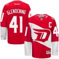 Detroit Red Wings #41 Luke Glendening Premier Red 2016 Stadium Series NHL Jersey