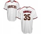 Arizona Diamondbacks #35 Matt Andriese Replica White Home Cool Base Baseball Jersey