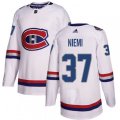 Montreal Canadiens #37 Antti Niemi Authentic White 2017 100 Classic NHL Jersey