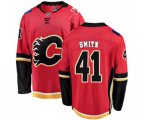 Calgary Flames #41 Mike Smith Fanatics Branded Red Home Breakaway Hockey Jersey