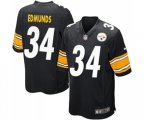 Pittsburgh Steelers #34 Terrell Edmunds Game Black Team Color Football Jersey