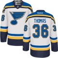 St. Louis Blues #36 Robert Thomas Authentic White Away NHL Jersey