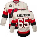 Ottawa Senators #65 Erik Karlsson Premier Cream 2014 Heritage Classic NHL Jersey