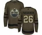 Edmonton Oilers #26 Iiro Pakarinen Authentic Green Salute to Service NHL Jersey