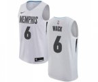 Memphis Grizzlies #6 Shelvin Mack Swingman White Basketball Jersey - City Edition