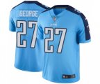 Tennessee Titans #27 Eddie George Limited Light Blue Rush Vapor Untouchable Football Jersey