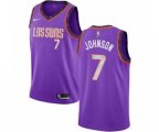 Phoenix Suns #7 Kevin Johnson Swingman Purple NBA Jersey - 2018-19 City Edition