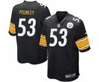 Pittsburgh Steelers #53 Maurkice Pouncey Game Black Team Color Football Jersey
