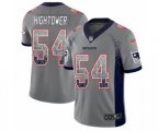 New England Patriots #54 Dont'a Hightower Limited Gray Rush Drift Fashion NFL Jersey