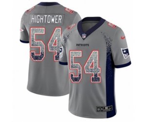 New England Patriots #54 Dont\'a Hightower Limited Gray Rush Drift Fashion NFL Jersey