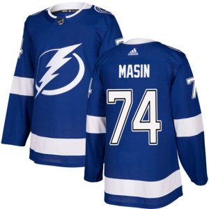 Tampa Bay Lightning #74 Dominik Masin Premier Royal Blue Home NHL Jersey
