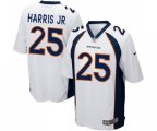 Denver Broncos #25 Chris Harris Jr Game White Football Jersey