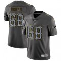 Los Angeles Rams #68 Jamon Brown Gray Static Vapor Untouchable Limited NFL Jersey