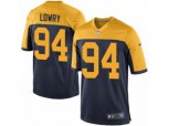 Green Bay Packers #94 Dean Lowry Game Navy Blue Alternate NFL Jersey