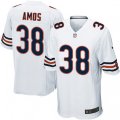 Chicago Bears #38 Adrian Amos Game White NFL Jersey