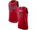 Chicago Bulls #0 Coby White Authentic Red Basketball Jersey - Icon Edition