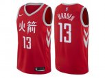 Houston Rockets #13 James Harden Red NBA Swingman City Edition Jersey