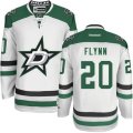Dallas Stars #20 Brian Flynn Authentic White Away NHL Jersey