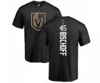 Vegas Golden Knights #45 Jake Bischoff Black Backer T-Shirt