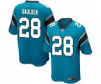 Carolina Panthers #28 Rashaan Gaulden Game Blue Alternate Football Jersey
