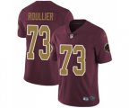 Washington Redskins #73 Chase Roullier Burgundy Red Gold Number Alternate 80TH Anniversary Vapor Untouchable Limited Player Football Jersey