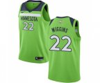 Minnesota Timberwolves #22 Andrew Wiggins Swingman Green NBA Jersey Statement Edition