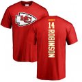 Kansas City Chiefs #14 Demarcus Robinson Red Backer T-Shirt
