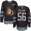 Ottawa Senators #56 Magnus Paajarvi Authentic Black 1917-2017 100th Anniversary NHL Jersey