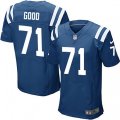 Indianapolis Colts #71 Denzelle Good Elite Royal Blue Team Color NFL Jersey