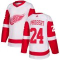 Detroit Red Wings #24 Bob Probert Authentic White Away NHL Jersey