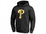 Philadelphia Phillies Gold Collection Pullover Hoodie Black
