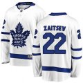 Toronto Maple Leafs #22 Nikita Zaitsev Fanatics Branded White Away Breakaway NHL Jersey